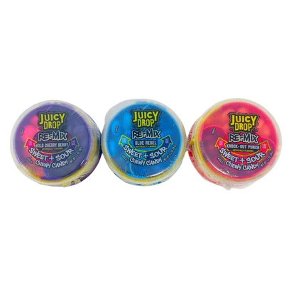 Juicy Drop Re-Mix Sweet & Sour Chewy Candy - 1.3oz